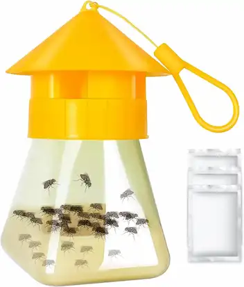 Trampa para moscas con botella Opción 2